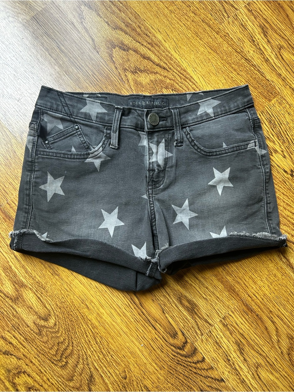 Rock & Republic Denim Star Shorts